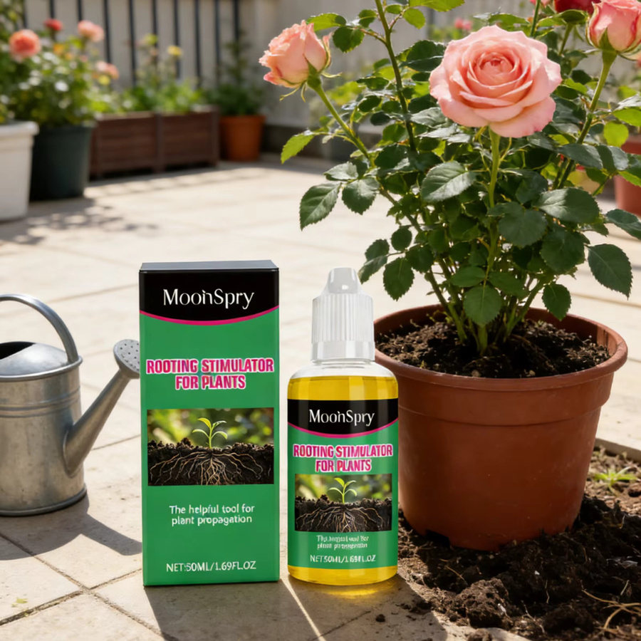 MoonSpry Organischer Wurzelstimulator für schnelles Pflanzenwachstum und Wurzelbildung bei Zimmerpflanzen und im Gartenbau - Bild 4