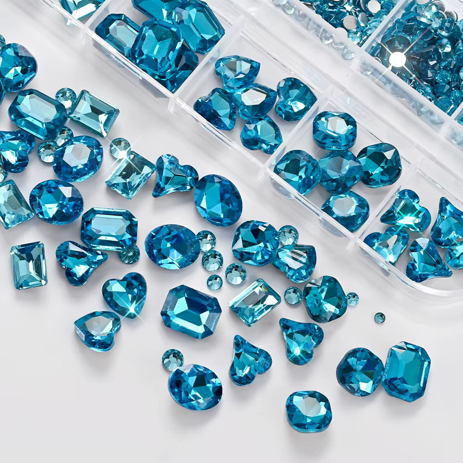 HotPress Nagel-Charms Seeblau, Glänzend - Bild 4