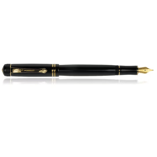Kaweco Füllfederhalter DIA2 in Gold mit schwarzer Ausführung, Größe M - Bild 2