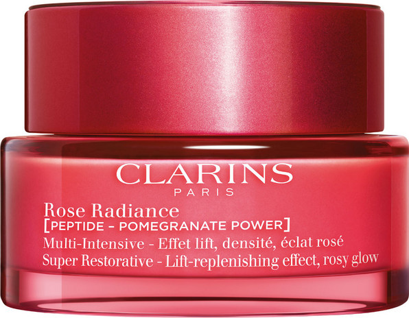 CLARINS Multi-Intensive Crème Rose Radiance Creme, Peptide, Reife Haut - Bild 1