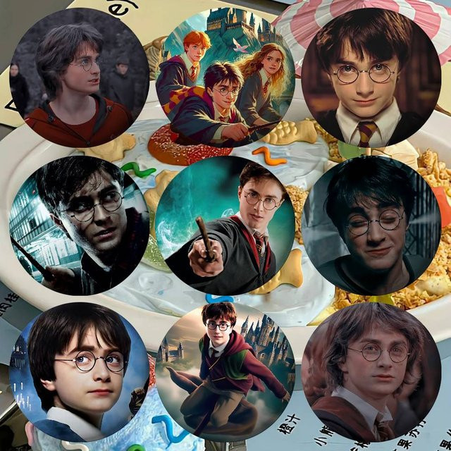 KAYOU Brosche Weißblech, Harry Potter Abzeichen - Bild 1