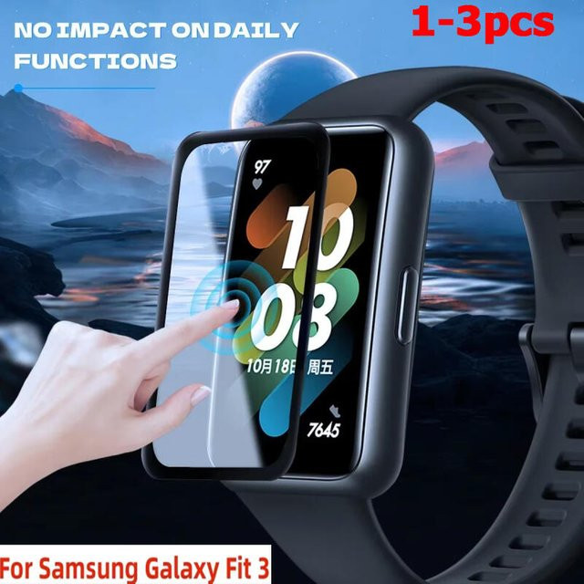 Samsung Displayschutzfolie für Galaxy Fit 3, Silikon, transparent - Bild 1