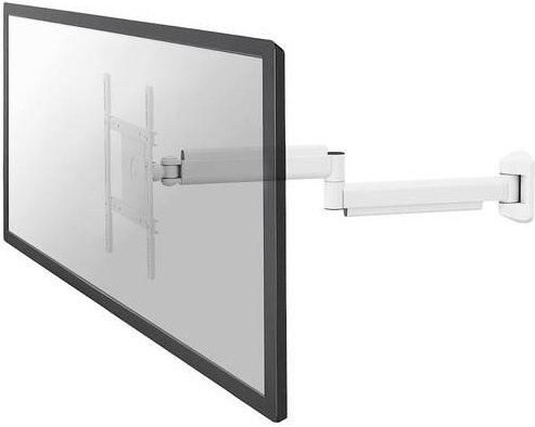 Neomounts Monitor-Wandhalterung FPMA-HAW050 Weiß, schwenkbar, rotierbar und neigbar für Displays von 25,4 cm bis 101,6 cm mit VESA 100x100 mm - Bild 1