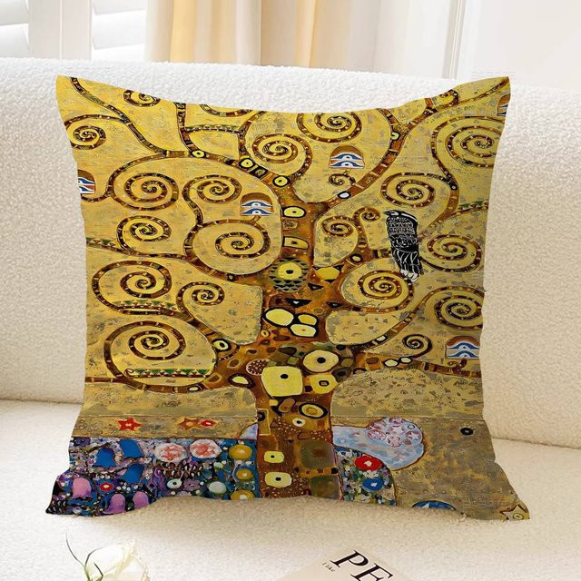 JMG Clothing Kissenbezug Gustav Klimt Klassische Kollektion in Gold, B/H: 45 x 45 cm - Bild 1