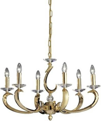 Brumberg Pendelleuchte Gold/Messing mit E14 Glühlampe - Bild 1