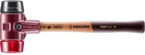 Halder Simplex Schonhammer EH-3026 mit Gummi- und Kunststoffeinsatz in Multicolor - Bild 1