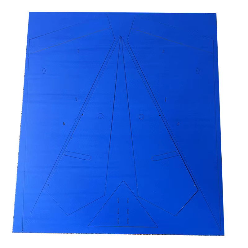EVYVKV Starrflügel Modell Flugzeug, Elektrisch, Blau - Bild 2