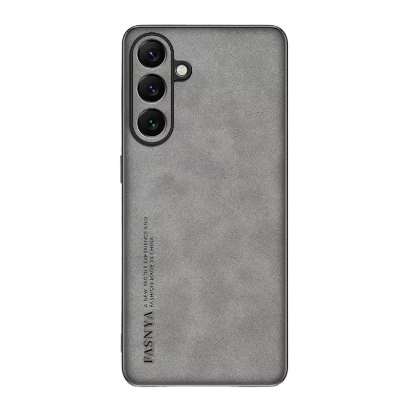 Samsung Galaxy M36 Schutzhülle aus Lammfell Leder mit TPU Soft Bumper in Rot - Bild 4