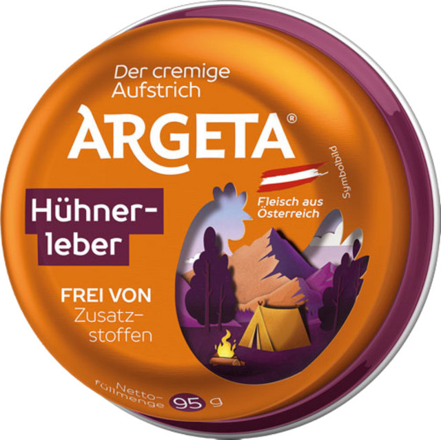 Argeta Hühnerleber Aufstrich glutenfrei 95 g - Bild 1