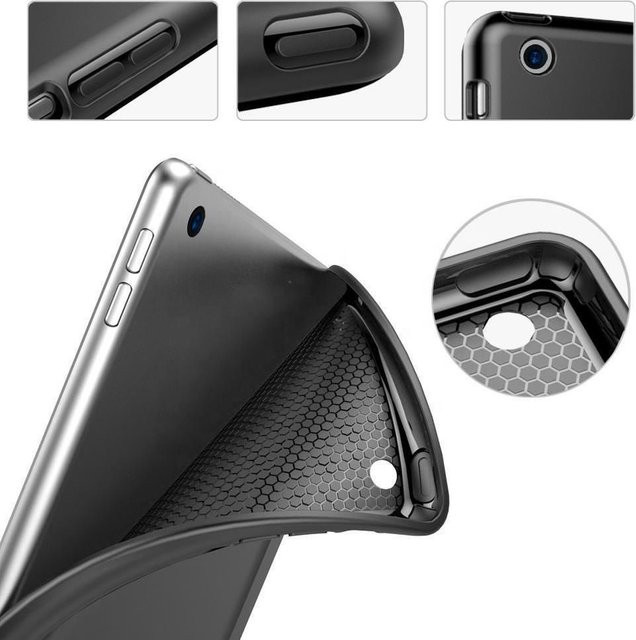 eSTUFF Flip-Hülle für Apple iPad mini 6. Generation in Schwarz aus TPU - Bild 1