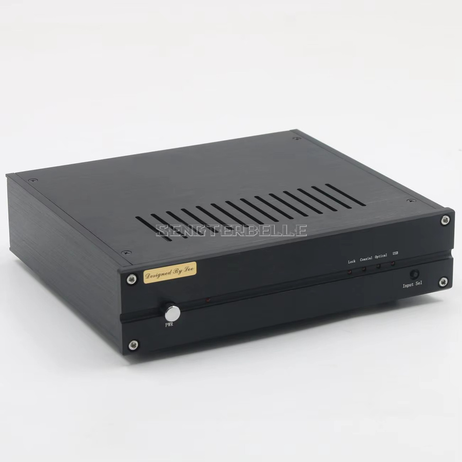 SENGTERBELLE L1543DAC 16X HiFi TDA1543 Home Audio DAC Decoder in Schwarz mit USB-C, Koaxial- und Glasfaser-Eingang - Bild 2