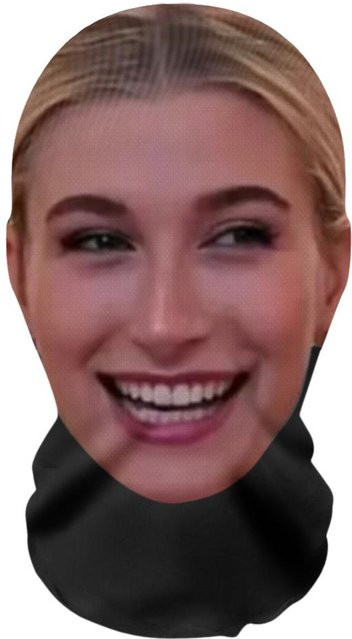 3D-gedruckte Vollgesichtsmaske, Kopfschmuck, Braun, Fantasy - Bild 1