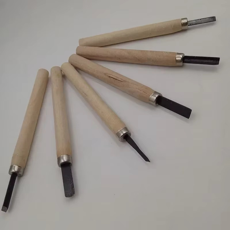 6-teiliges Reparaturmesser-Set zum Trimmen von Holz- und Gipsformen in Multicolor - Bild 3