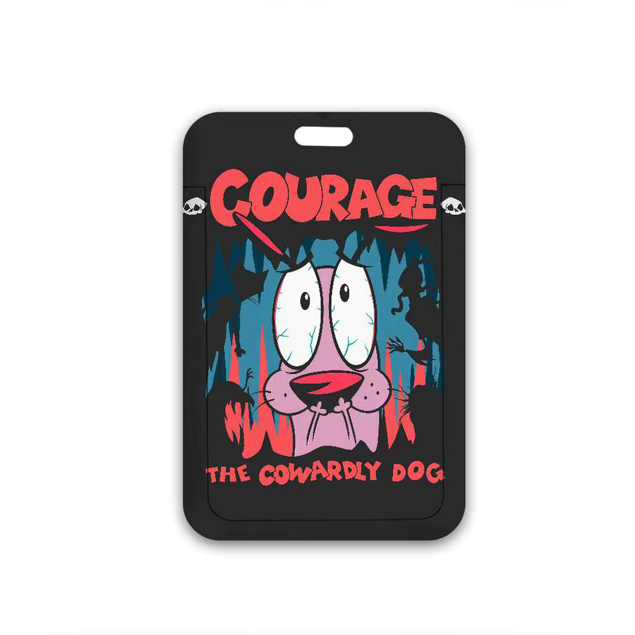 C-COURAGE Cartoon Hund Kartenhalter und Schlüsselband in Multicolour - Bild 6