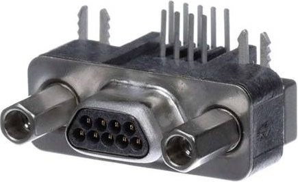 Molex D-SUB Steckverbinder 836119006 mit 9 Polzahl und Lötpins in Silber - Bild 1