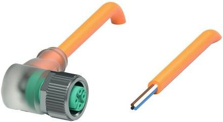 Pepperl+Fuchs 224713 Sensor-Aktor-Steckverbinder konfektioniert, Farbe: orange, Länge: 1,5 m, Polzahl: 4 - Bild 1