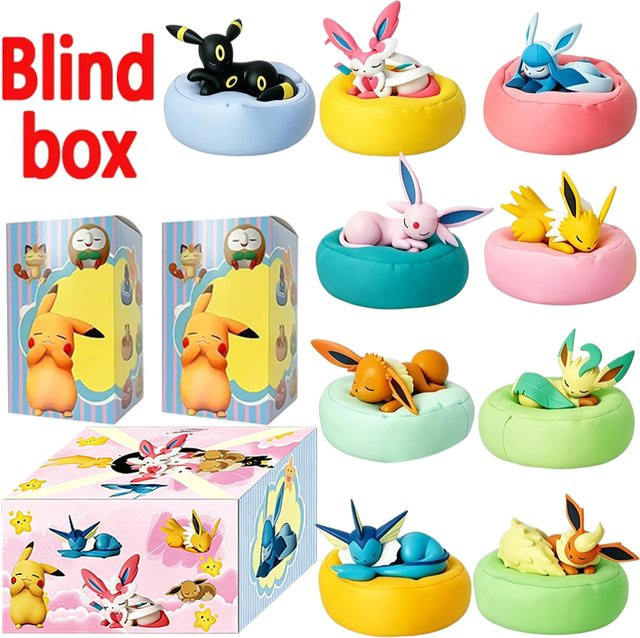 Bandai Pokémon Eevee Familie Blindbox, Actionfiguren, 1-9 Stück Set - Bild 1