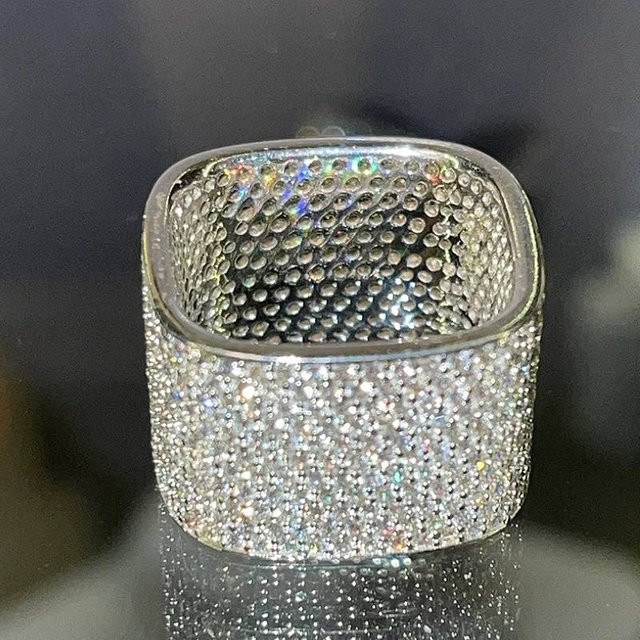 Huitan Ring, Silber, Zirkonia, Damen - Bild 1