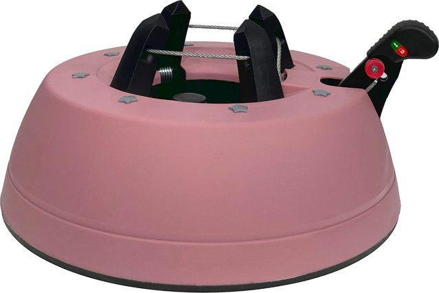 Intergard Weihnachtsbaumständer in Rosa, Durchmesser: 32 cm - Bild 1