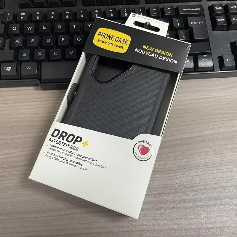 Robuste Silikon-Schutzhülle von Ott BOX für Samsung S26 Ultra Pro Edge, S25, S24 und S23 mit Gürtelclip, sturzsicherer Schutzüberzug in Pink oder White - Bild 2