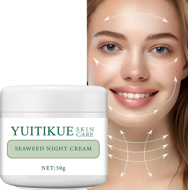 YUITIKUE Seaweed Nachtcreme, 50g, für normale Haut - Bild 1