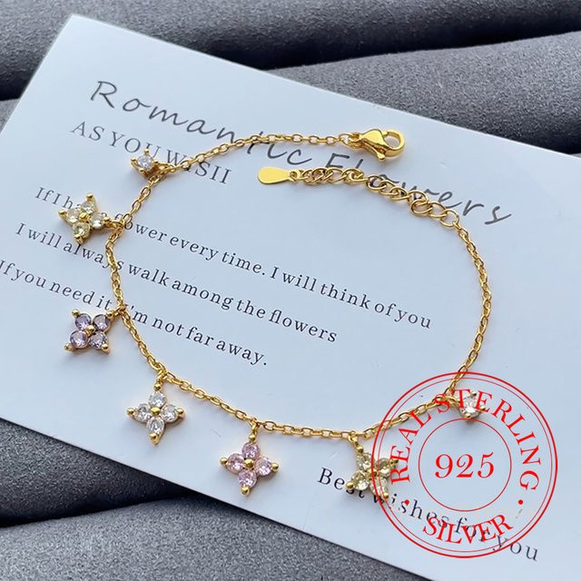 Armband Robbie, 925 Silber, Zirkonia, Kristall, Damen - Bild 1