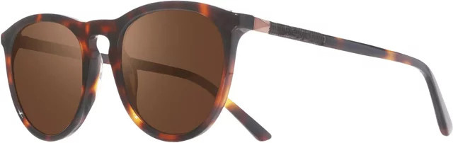Revo Sage Sonnenbrille, Damen, Rund, Vollrand, Braun, Kombination - Bild 1