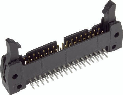 HARTING Messerleiste aus Messing in Schwarz, 2 Reihen, Artikelnummer 09185206903001 - Bild 1