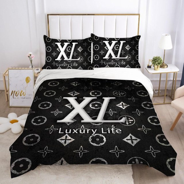 Supermarket GO Bettwäsche-Set mit 3D-Digitaldruck in floralem Design, zwei- oder dreiteilig aus Polyester, Breite: 145 cm, Länge: 210 cm - Bild 1