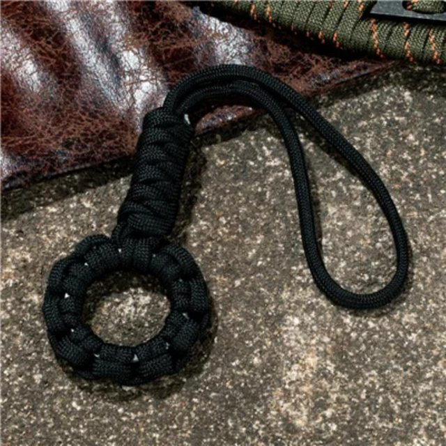 Schlüsselanhänger Paracord Seil, gray, Unisex - Bild 1