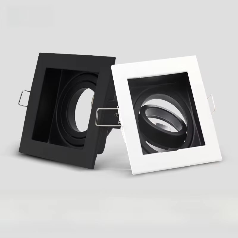 L-MANG LED-Downlight in Weiß für GU10-Leuchtmittel inklusive Montagerahmen und Reflektor zur Deckeneinbau-Beleuchtung im Innenbereich - Bild 5