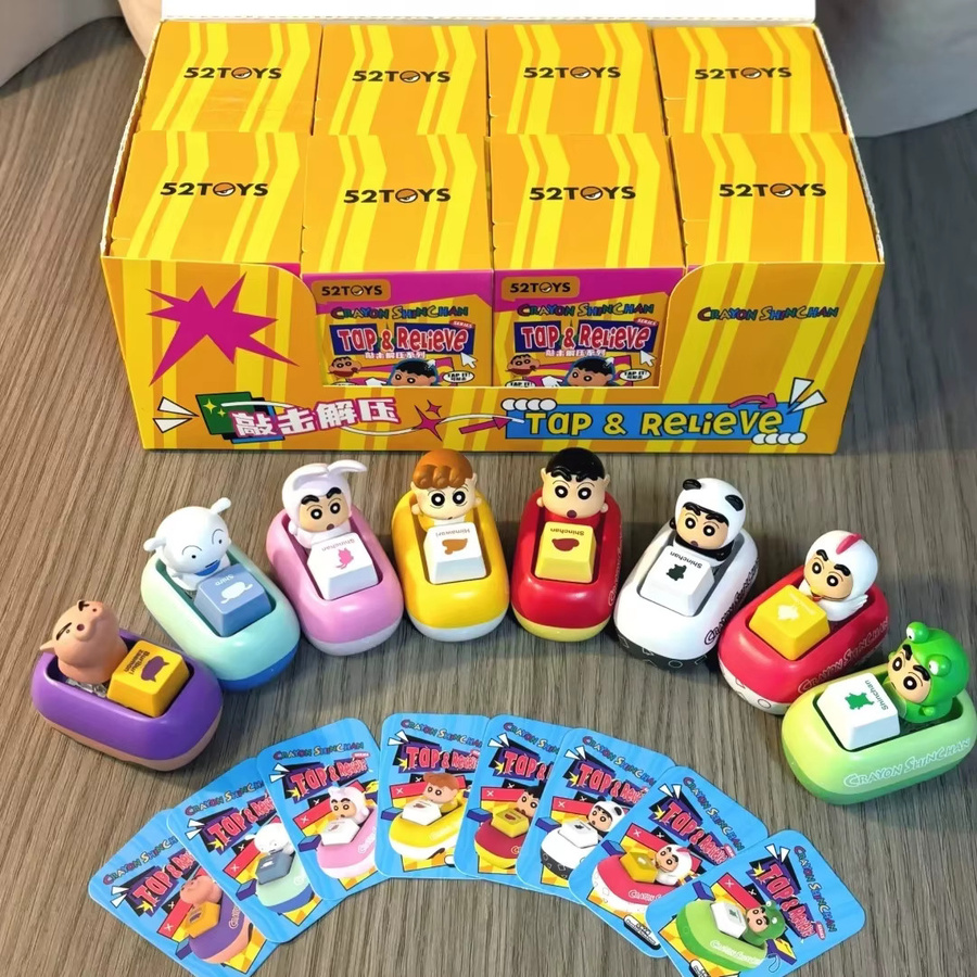 52TOYS Crayon Shinchan Tastenkappen-Stressabbau-Spielzeug, Blindbox-Figur - Bild 4