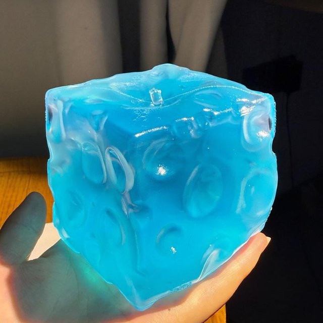 Binchi Outdoor Equipment Bunter Vaseline-Käse Squishy Stressball, Langsamer Rückprall, Sensorisches Fidget Spielzeug - Bild 1