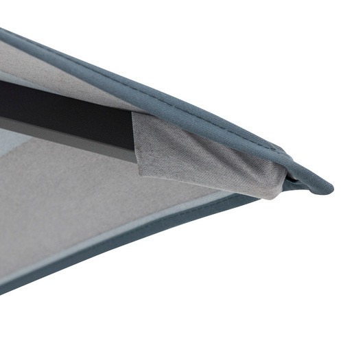 Doppler Pendelschirm MyZone quadratisch in Blau-Grau mit Kurbelmechanik, B/T: 280 x 280 cm - Bild 2