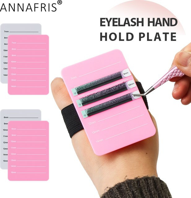 Wimpernverlängerung Hand-Show Board Wimpernhalter Ständer mit Handschlaufe - Bild 1