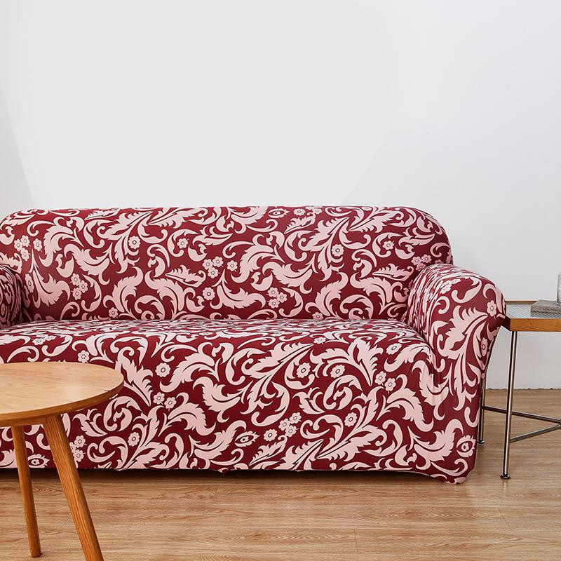 S-EMIGA Stretch-Sofabezug für Ecksofas in L-Form, bedruckt, Multicolour, Breite: 90-140 cm - Bild 3