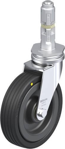 Blickle Lenkrolle LRA-VPA 100K-EL-E02 in Schwarz und Grau mit 100 mm Rad-Durchmesser und einer Tragfähigkeit von max. 70 kg - Bild 1