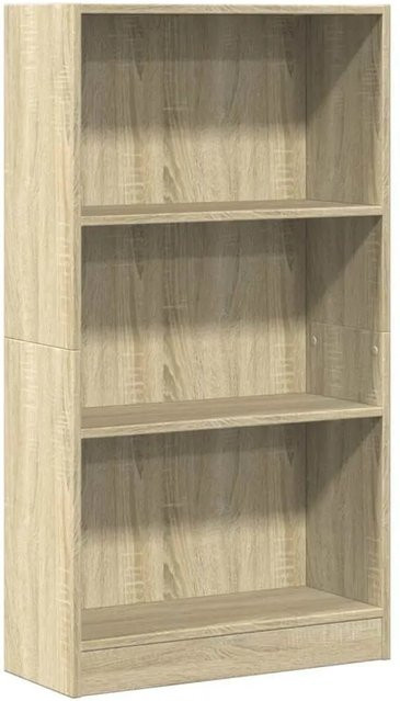 vidaXL Bücherregal Sonoma-Eiche, Wandmontage, B/T/H: 60 x 24 x 109 cm - Bild 1
