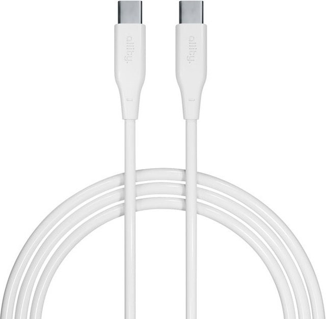 Allity USB-C Daten- und Ladekabel AUC-02, 100W, Weiß, Länge: 2 m - Bild 1