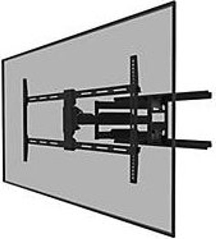 Neomounts WL40-550BL18 TV-Wandhalterung in Schwarz für 43 bis 75 Zoll, neigbar und schwenkbar - Bild 2