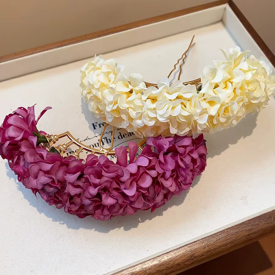 DooMei Haarnadeln Blumen-Haarstäbe, Damen - Bild 2