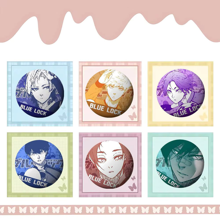 Brosche Anime B-Blues Locks Abzeichen, Metall - Bild 3