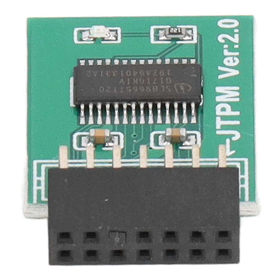 MSI TPM 2.0 Modul mit 14-poliger LPC-Schnittstelle für Windows 11, grün - Bild 5