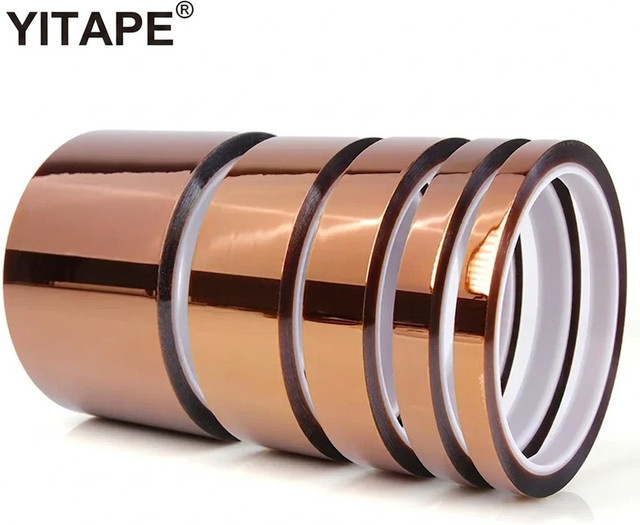 YITAPE Hochtemperatur-Polyimid-Klebeband als hitzebeständiges BGA-Isolierband für den 3D-Druck und Leiterplattenschutz - Bild 1