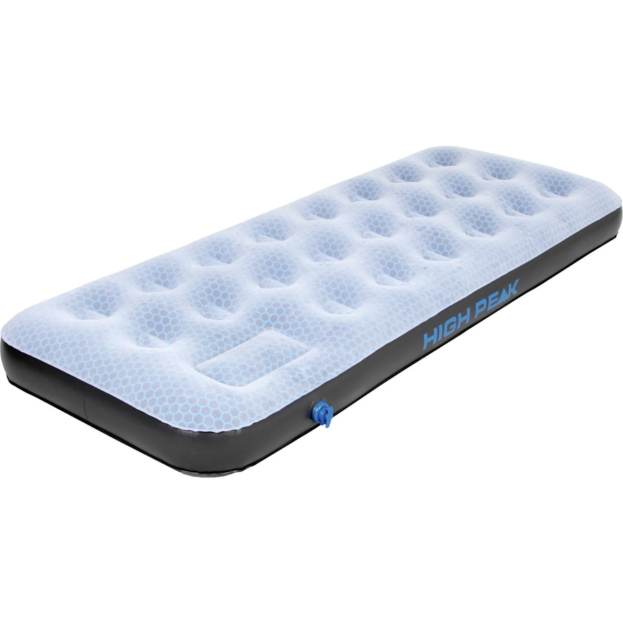 High Peak Air bed Single Comfort Plus 40023 Camping-Luftbett in Grau und Blau - Bild 1