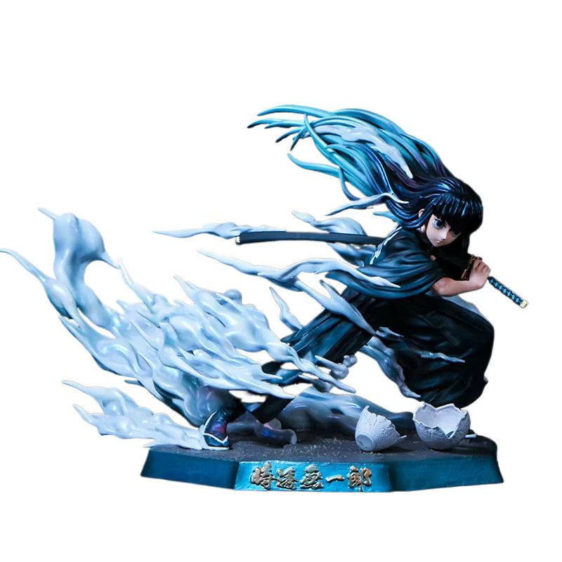 Bandai Demon Slayer Kimetsu no Yaiba Muichiro Tokito Mist Pillar Anime Figur in Battle Pose - Bild 7