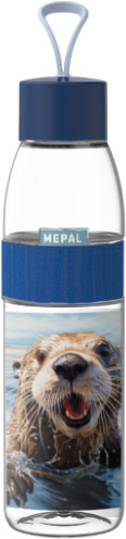 Mepal Trinkflasche mit Otter-Motiv in Blau, 500 ml, individuell mit Namen und Foto bedruckbar - Bild 1