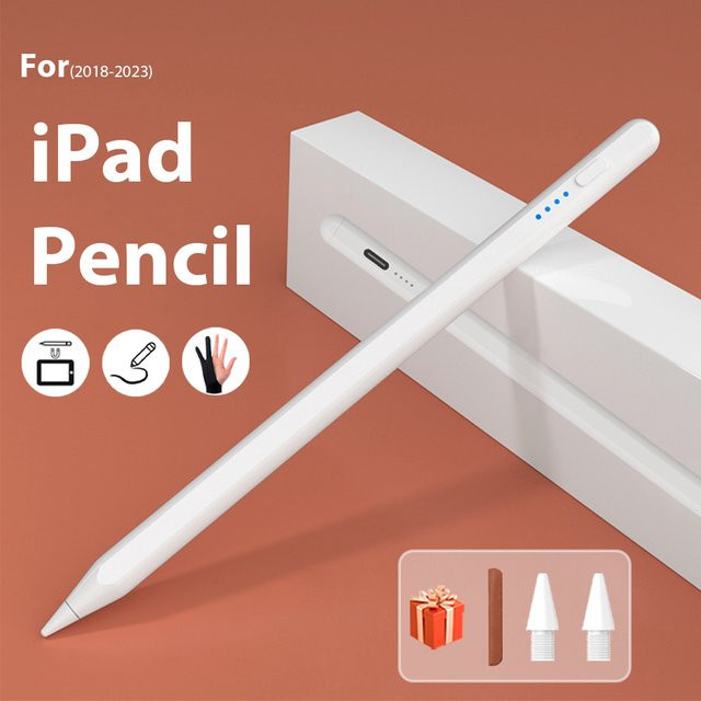 Apple Stylus für iPad mit magnetischer Adsorption und Palm Rejection in Weiß - Bild 1