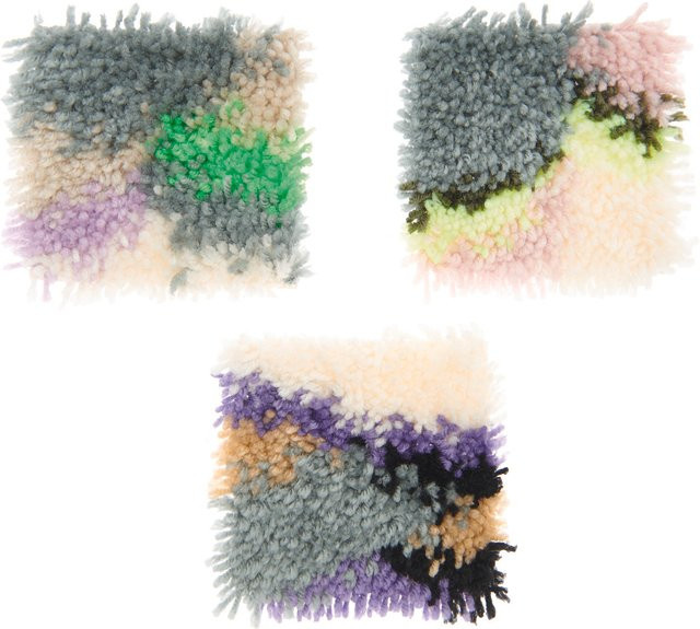 Rico Design Hooki Hooki Knüpfset mit abstrakten Marmorbildern in Multicolour - Bild 1