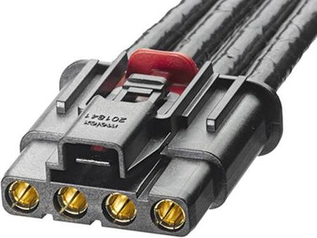 Molex Buchsengehäuse-Kabel Schwarz mit 4 Polen 451410401 - Bild 1